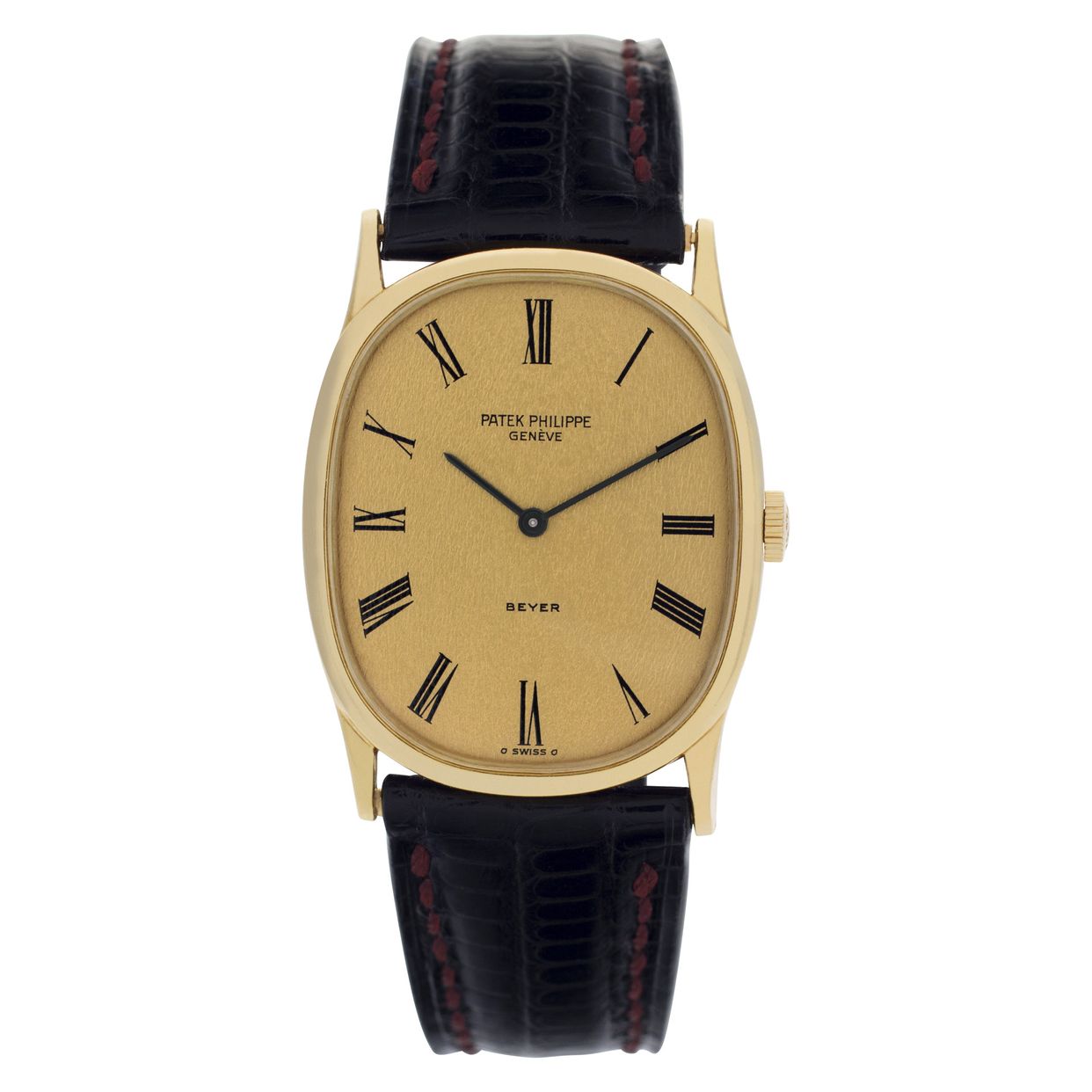 Used Patek Philippe Ellipse 3846 18k Yellow Gold Champagne