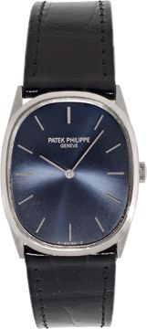 Patek Philippe Ellipse Ref. 3746 18k White Gold Blue Dial Manual watch