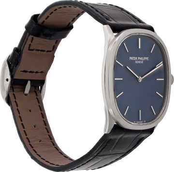 Patek Philippe Ellipse Ref. 3746 18k White Gold Blue Dial Manual watch