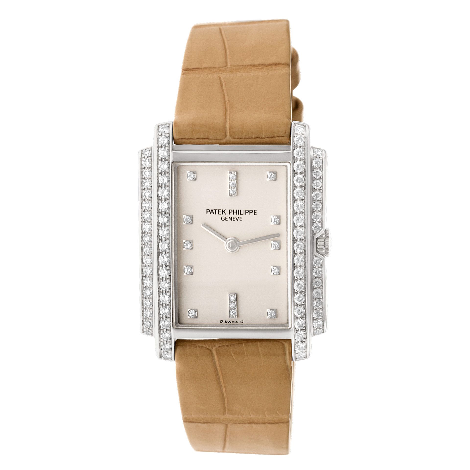 Preowned Patek Philippe Gondolo 4825 18k white gold 29mm |