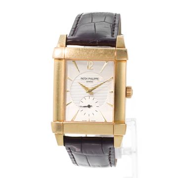 Patek Philippe Gondolo 5111J-001 Yellow Gold Silver dial 30x48 Manual