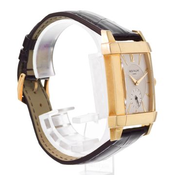 Patek Philippe Gondolo 5111J-001 Yellow Gold Silver dial 30x48 Manual