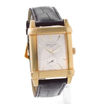Patek Philippe Gondolo 5111J-001 Yellow Gold Silver dial 30x48 Manual