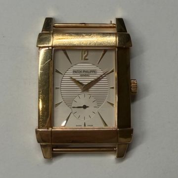 Patek Philippe Gondolo 5111J-001 Yellow Gold Silver dial 30x48 Manual