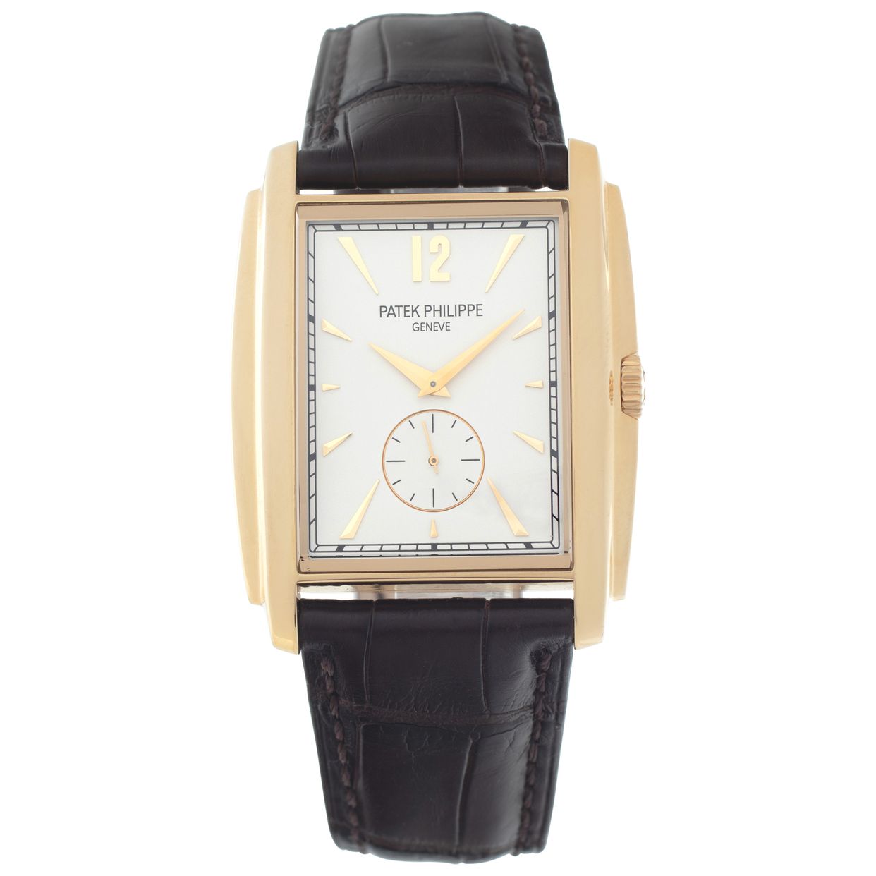 Pre-owned Patek Philippe Gondolo 5124J-001 18k 33mm | Gray & Sons
