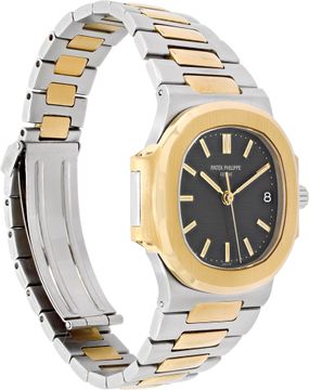 Patek Philippe Nautilus 3800 18k & steel 37.5mm auto watch