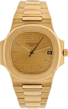 Patek Philippe Nautilus 3800/1 18k Yellow Gold 37mm auto watch Patek Philippe Nautilus 37mm 3800/1 Mens Watch Collection