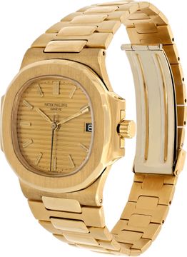 Patek Philippe Nautilus 3800/1 18k Yellow Gold 37mm auto watch