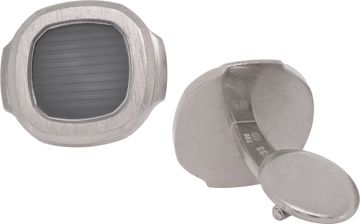 Patek Philippe Nautilus Dial Motiff Cufflinks in 18k White Gold