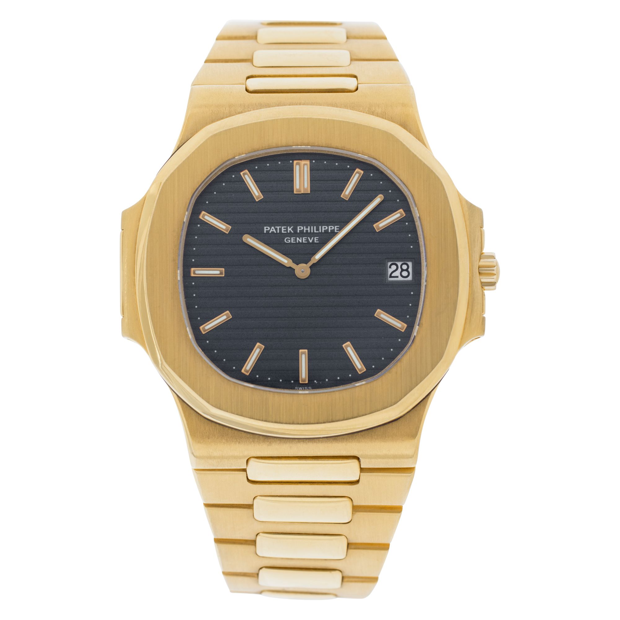 超美品 PATEK PHILIPPE ゴールド カフリンクス Pre-owned Patek Philippe Nautilus 3700/11J 18k 40mm auto |