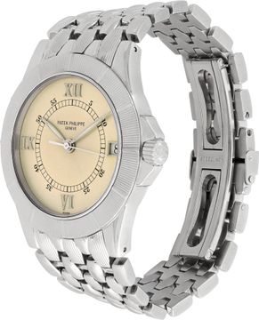 Patek Philippe Neptune in stainless steel with a cream dial
