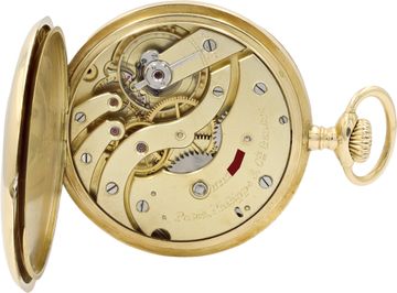 Patek Philippe pocket watch 276640    18k Yellow Gold    White dial 45mm    Manu