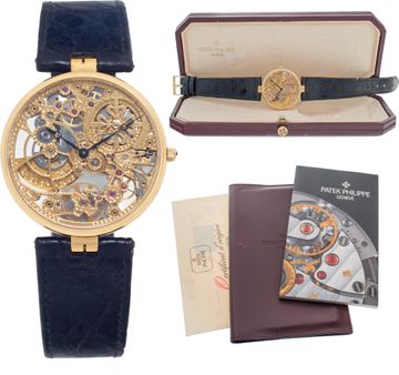 Patek Philippe Skeleton 3878 18k 31mm auto watch Patek Philippe Skeleton 31mm 3878