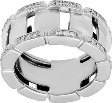 Patek Philippe Twenty 4 ring in 18k white gold with 0.47 carats in diamonds. Euro Size 56 (US size 7.5). Patek Philippe Twenty 4 ring in 18k white gold with 0.47 carats in diamonds. Euro Size 56 (US size 7.5). Ring Collection