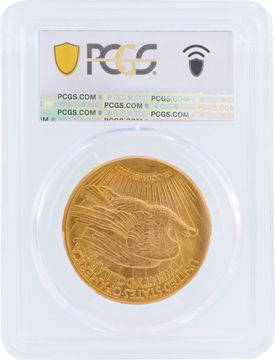 PCGS graded and authenticated MS64 1927 $20 Double Eagle gold coin