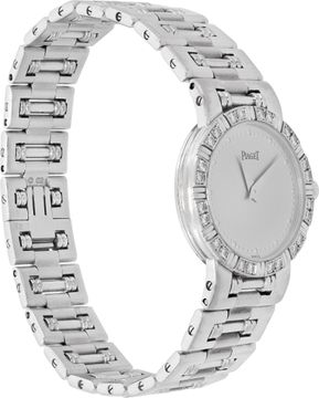 Piaget Dancer 80564K81 18k White Gold Silver dial 23mm Quartz watch