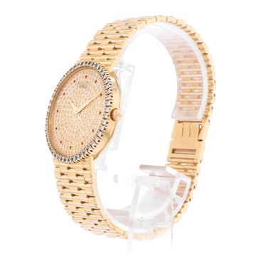 Piaget Dancer P10491 Yellow Gold Diamond Dial 32mm Manual