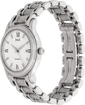 Piaget Polo 24001 M 501 D 18k White Gold White dial 33mm Automatic watc