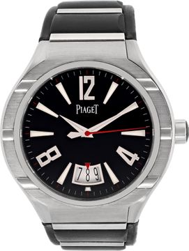 Piaget Polo P10605 Stainless Steel Black dial 45mm Automatic watch
