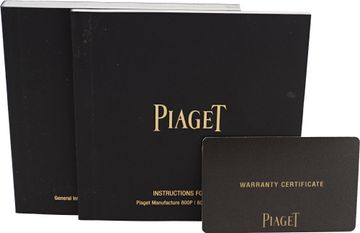 Piaget Polo P10605 Stainless Steel Black dial 45mm Automatic watch
