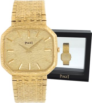 Piaget TV in 18k yellow gold Ref-9782 Piaget Tv 32mm 9782A Mens Watch Collection