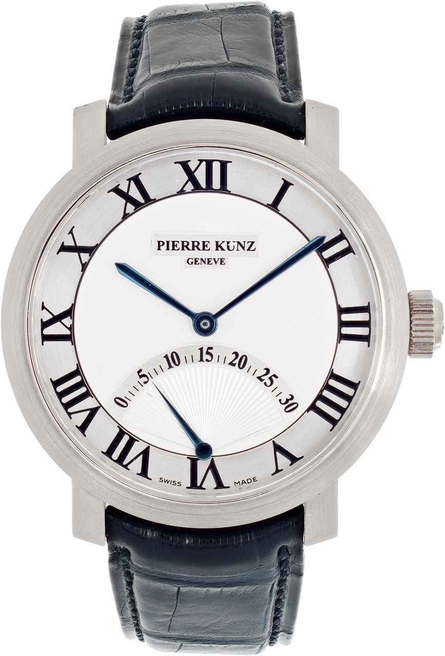 Used Pierre Kunz Retrograde PKA001SR 18k White Gold 41mm | Gray & Sons