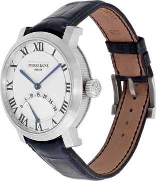 Pierre Kunz Retrograde PKA001SR 18k White Gold 41mm auto watch