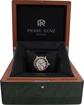 Pierre Kunz Retrograde PKA001SR 18k White Gold 41mm auto watch