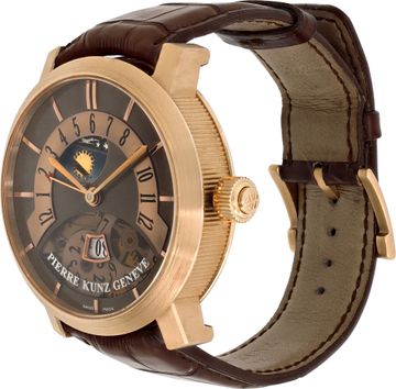 Pierre Kunz Spirit Of Challenge pkg017fhrgd 18k rose gold 44mm auto watch