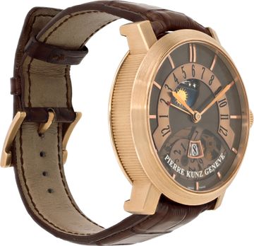 Pierre Kunz Spirit Of Challenge pkg017fhrgd 18k rose gold 44mm auto watch