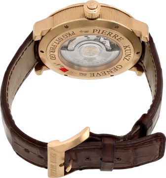 Pierre Kunz Spirit Of Challenge pkg017fhrgd 18k rose gold 44mm auto watch