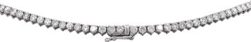 Platinum Daimond Necklace with 10.62 carats in diamonds