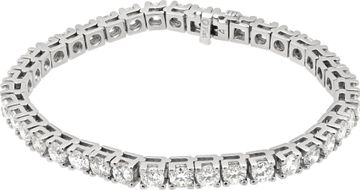Platinum diamond bracelet with 9 carats in G-H color, VS-SI clarity diamonds Bracelet Collection