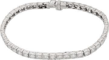 Platinum diamond bracelet with approx. 3 carats in diamonds Platinum diamond bracelet with approx. 3 carats in diamonds Bracelet Collection