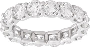 Platinum diamond eternity band with GIA certificate Platinum diamond eternity band with GIA certificate Ring Collection