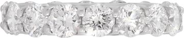 Platinum diamond eternity band with GIA certificate
