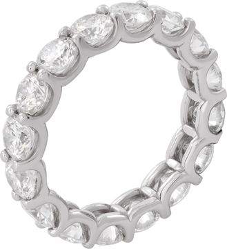 Platinum diamond eternity band with GIA certificate