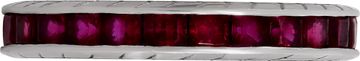 Platinum ruby eternity band