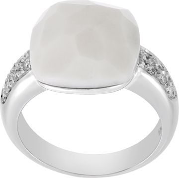 Pomellato Capri ring in 18k white gold