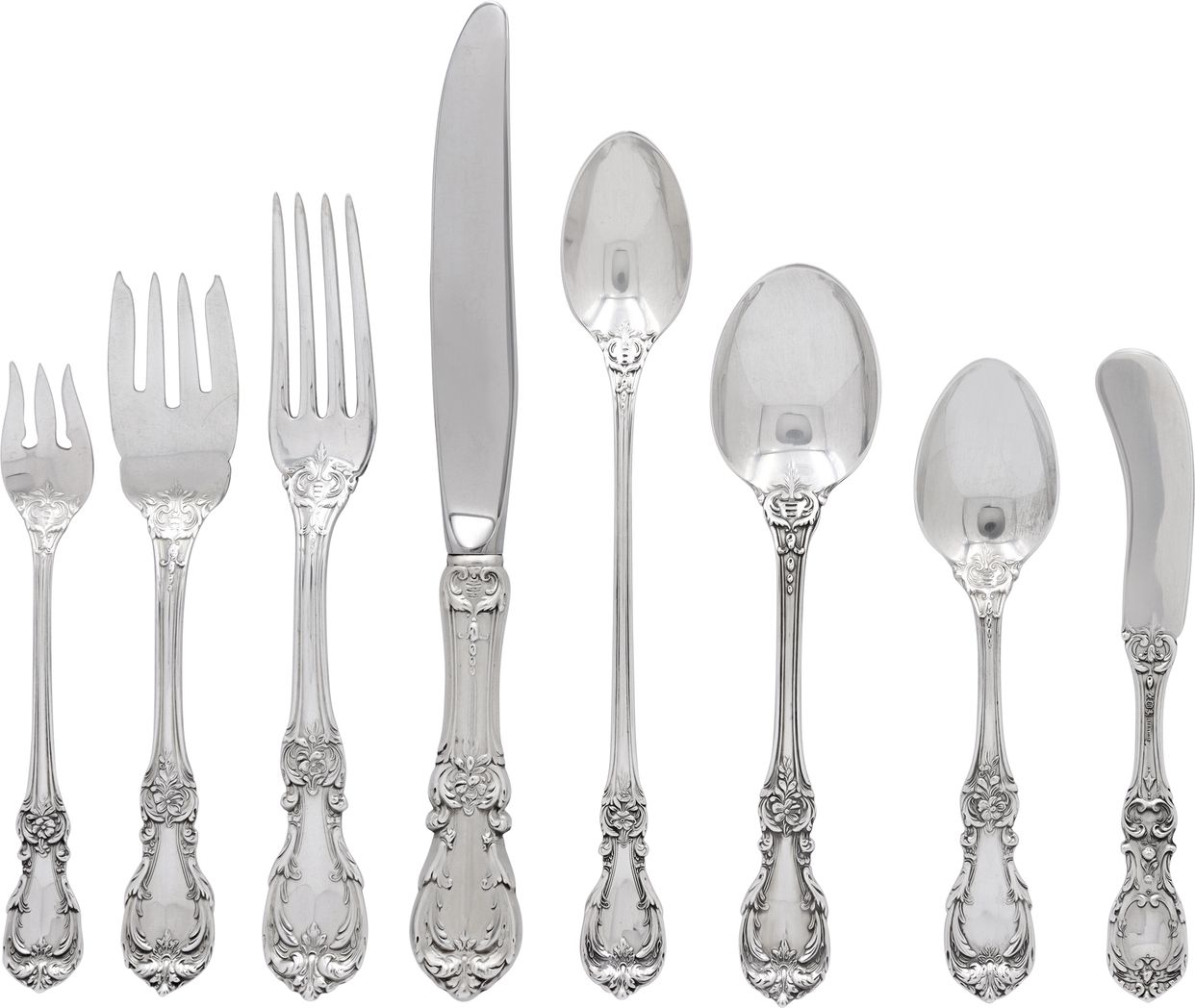 Reed & Barton Burgundy 8 piece place setting for 12 | Gray & Sons