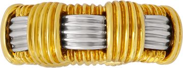 Roberto Coin Appasionata ring in 18k yellow and white gold