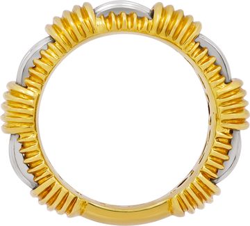Roberto Coin Appasionata ring in 18k yellow and white gold