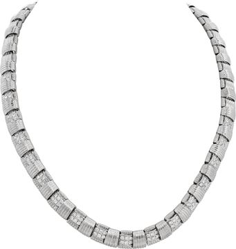 Roberto Coin Appassionate in 18k white gold and pave set diamonds