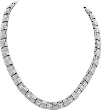 Roberto Coin Appassionate in 18k white gold and pave set diamonds