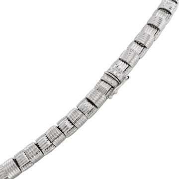 Roberto Coin Appassionate in 18k white gold and pave set diamonds
