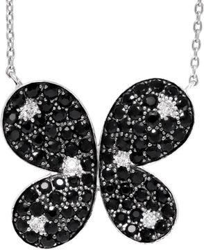 Roberto Coin Black Sapphire and Diamond Butterfly Set
