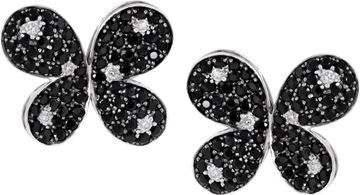 Roberto Coin Black Sapphire and Diamond Butterfly Set