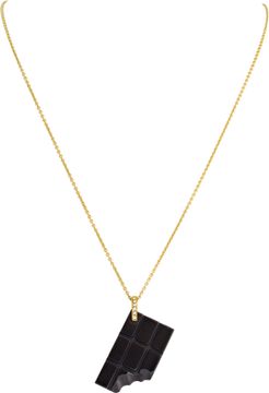 Roberto Coin Chocolate necklace with diamond accents in 18k