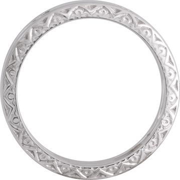 Roberto Coin diamond band in 18k white gold