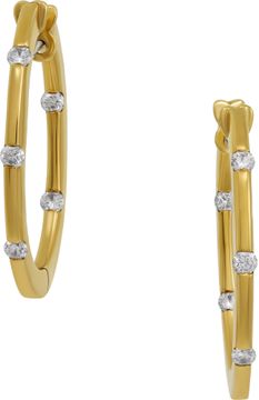 Roberto Coin earrings with diamond accents 18k Earring Collection